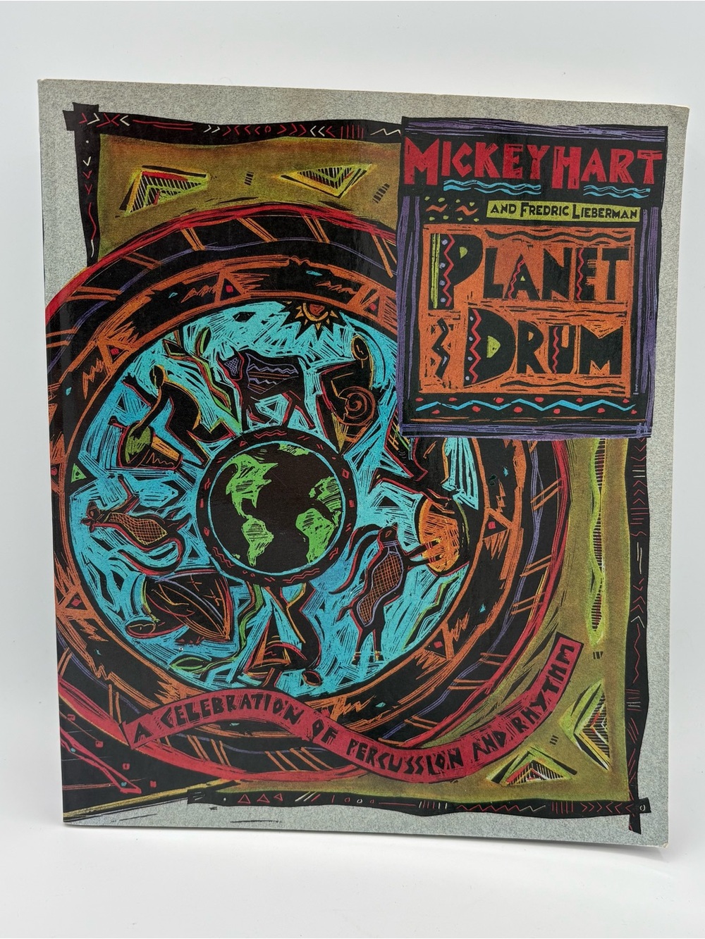 Planet Drum Mickey Hart Fredric Lieberman SC Book 1st Ed Grateful Dead 1991